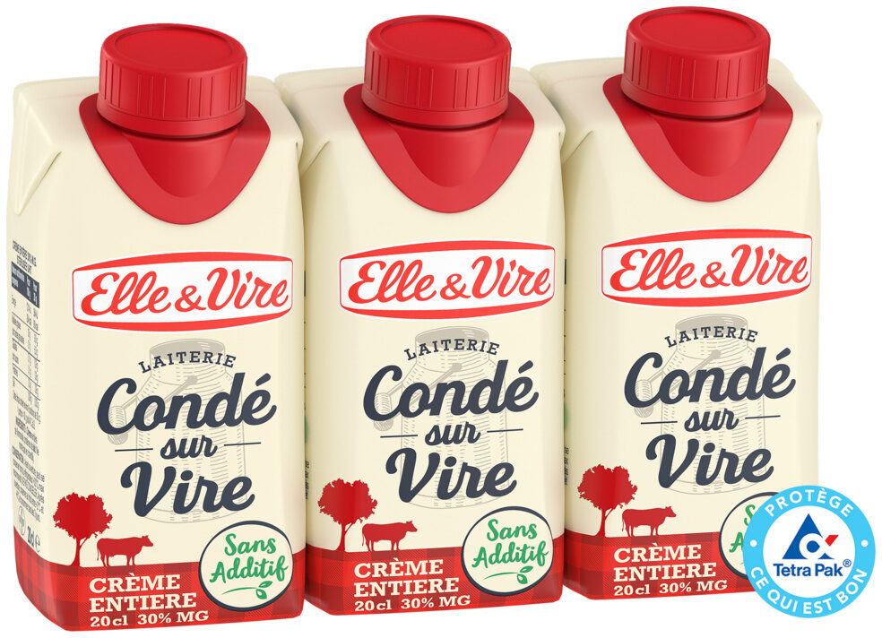 La Crème Entière Fluide 30% MG De Conde Sur Vire - Produit