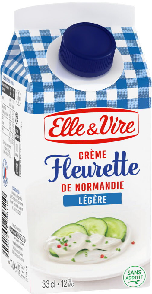 La Crème Fleurette Légère 12%MG Brique - Produkt - fr