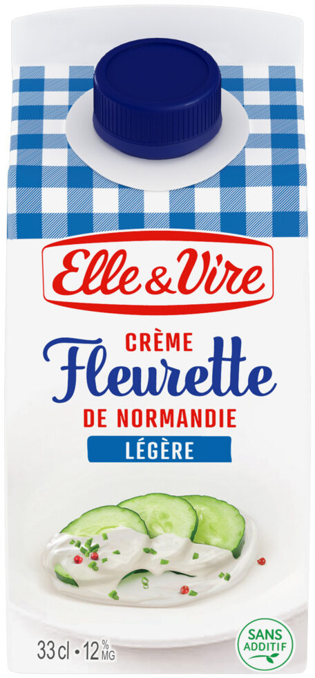 La Crème Fleurette Légère 12%MG Brique - Produkt - fr