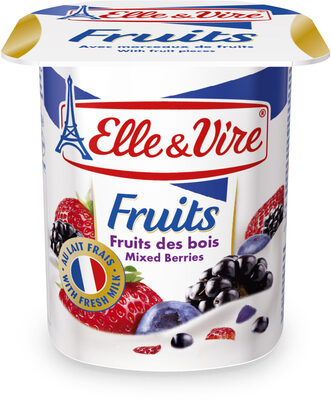 Dessert lacté aux fruits stérilisé UHT - Fruits des bois - Product - fr