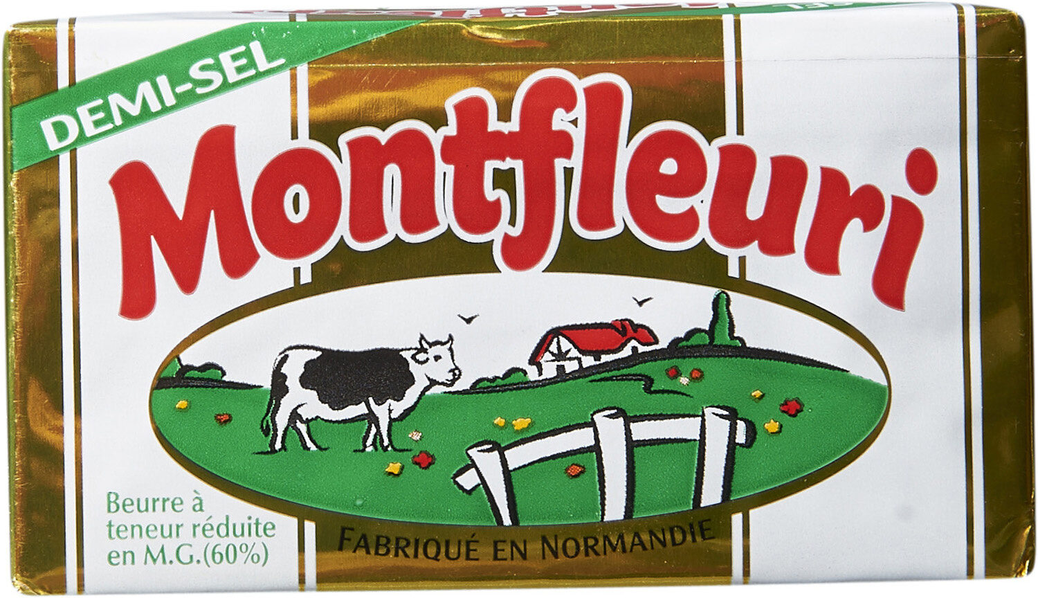 Beurre Montfleuri Demi-Sel à teneur réduite en M.G. - Produit