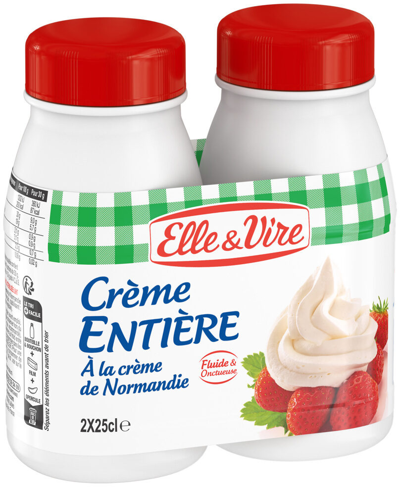 La Crème Entière 30%MG - Produit