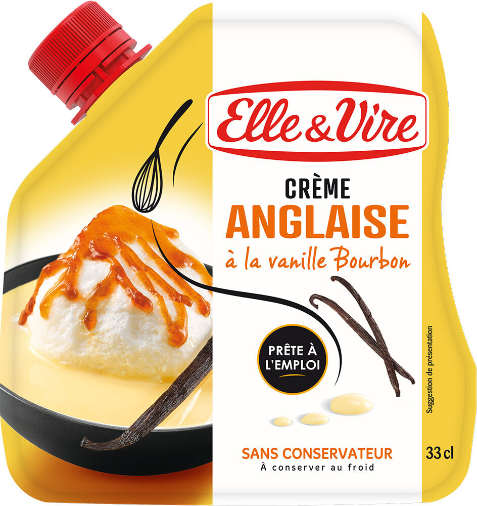 La Crème Anglaise à la vanille Bourbon en poche - Produit
