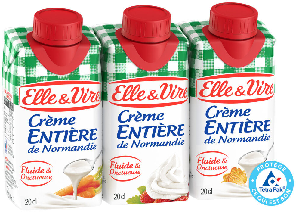 La Crème Entière De Normandie 30%MG - Produkt - fr