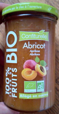 Confiturelle abricots bio 100% fruits allégée en sucres - Produit