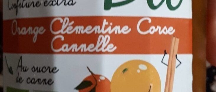 Confiture extra - Orange, Clémentine Corse, Cannelle - Ingredients - fr