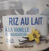 Riz au lait a la vanille de Madagascar - Product