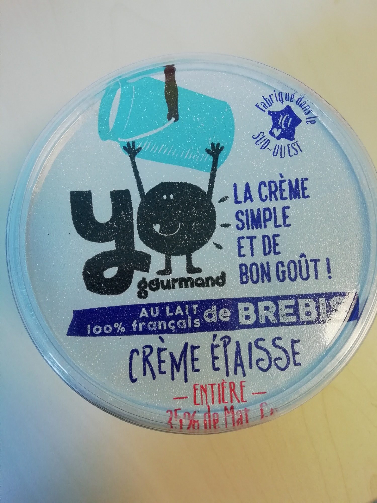 Crème épaisse au lait de brebis YOgourmand - Product - fr