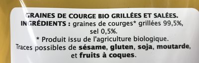 Graines De Courges - Ingrédients