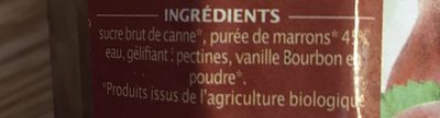 Crème De Marron - Ingrediënten - fr