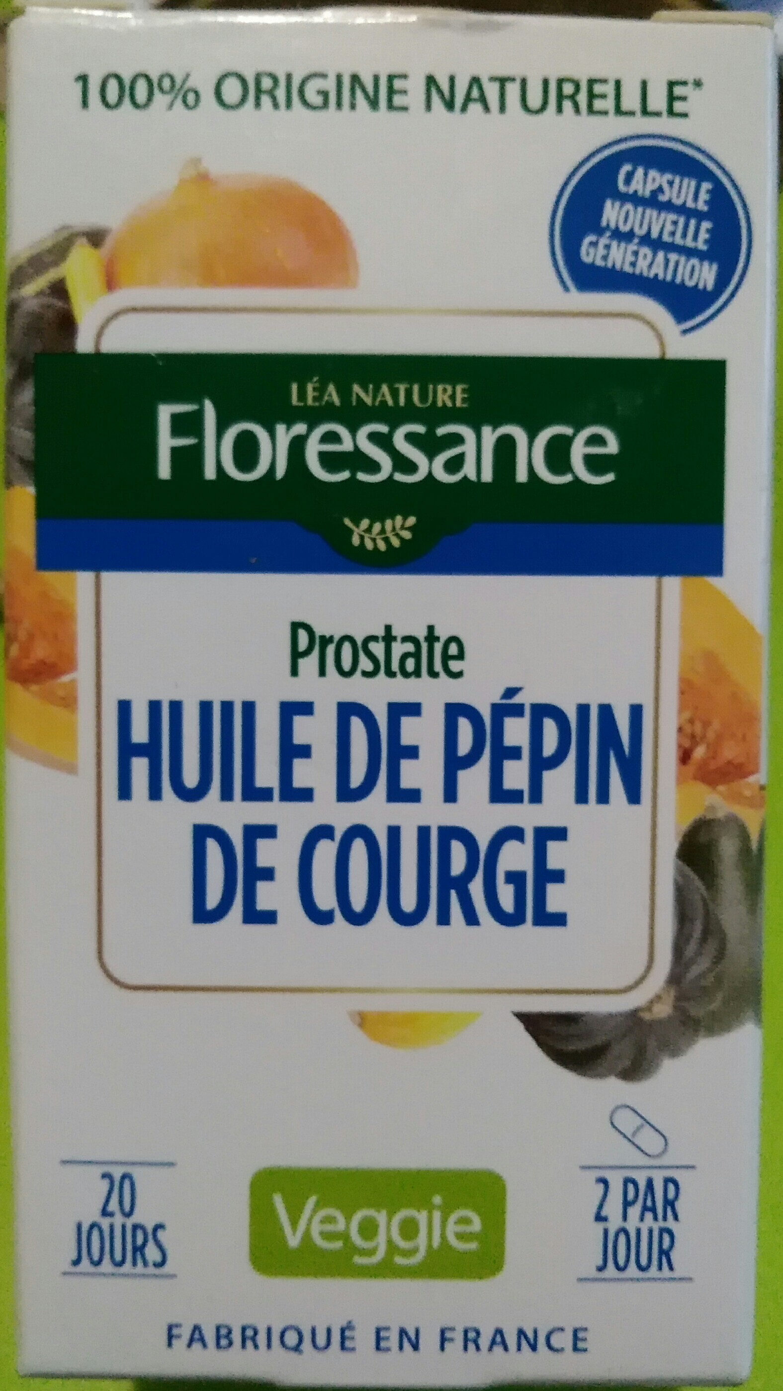 Capsule Huile De Pépin De Courge - Prostate - Product - fr