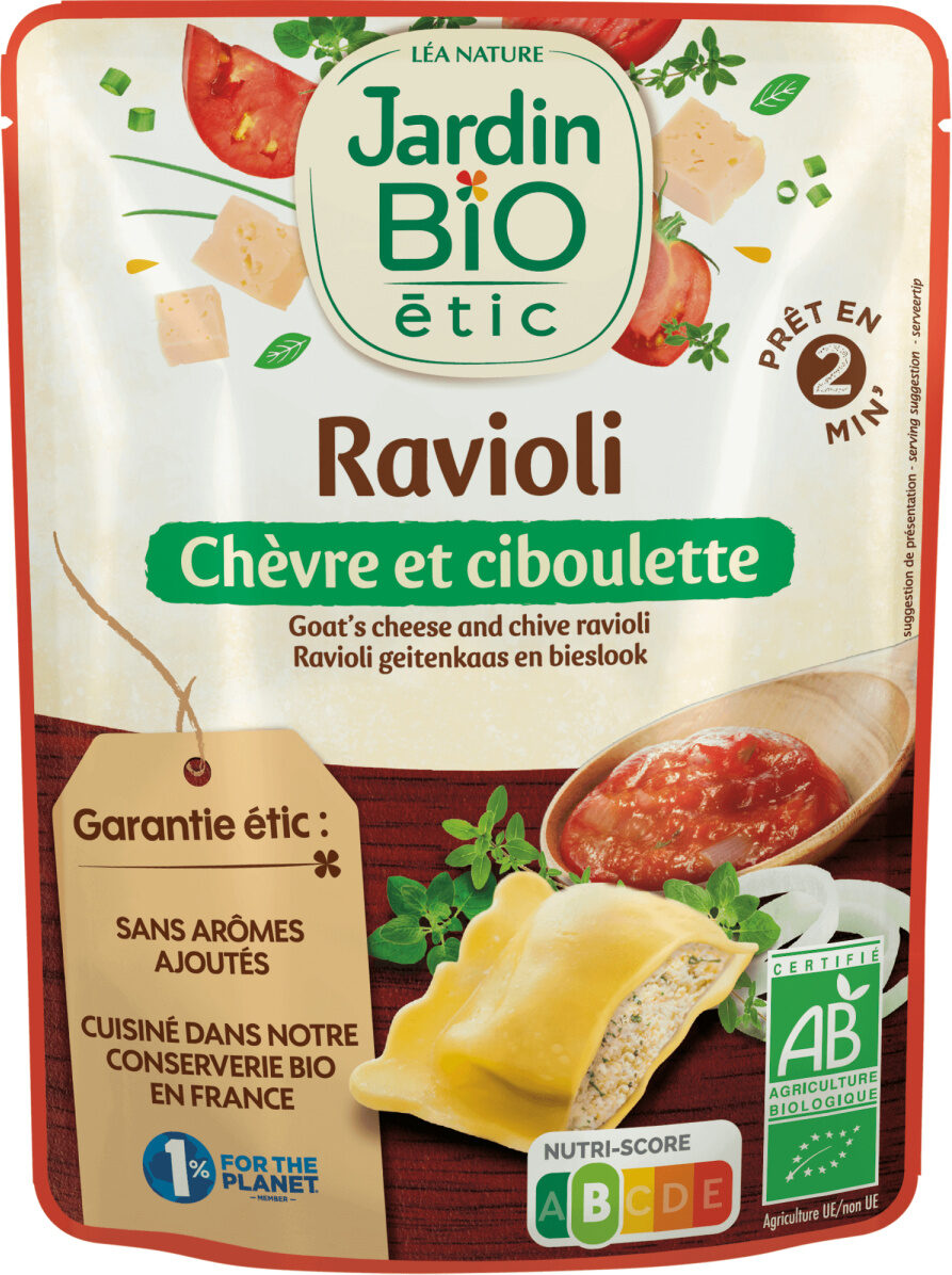 Ravioli chèvre ciboulette - Product - fr
