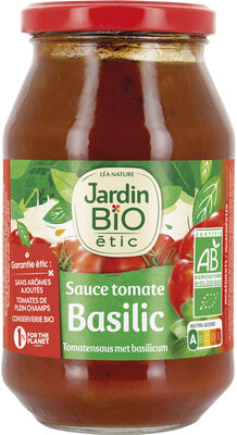 Jardin Bio - Sauce tomate Basilic - Produit