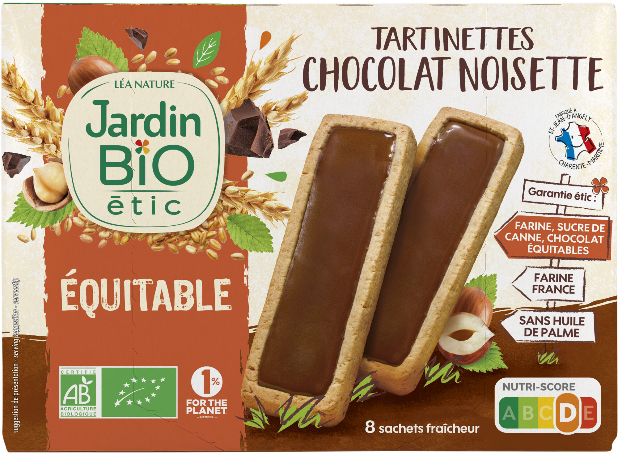 Tartinettes Chocolat Noisette - Produit