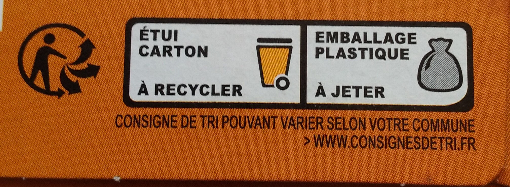 Instant' couscous bio raisin et épices - Recycling instructions and/or packaging information - fr
