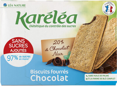 Biscuits fourrés chocolat - Produit
