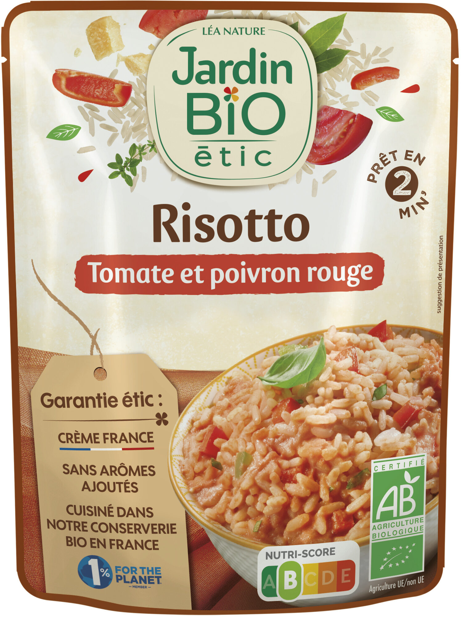Risotto tomate et poivron rouge - Product - fr