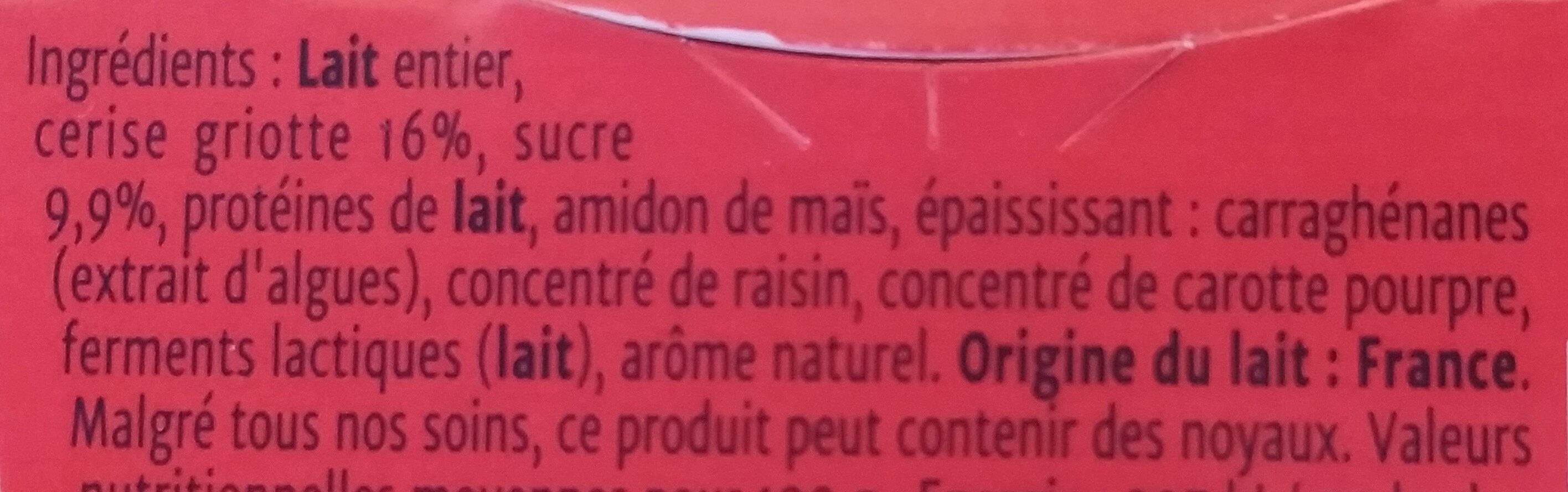 Yaourt Gourmand Pêche du Roussillon 4 x 150 g - Ingrédients