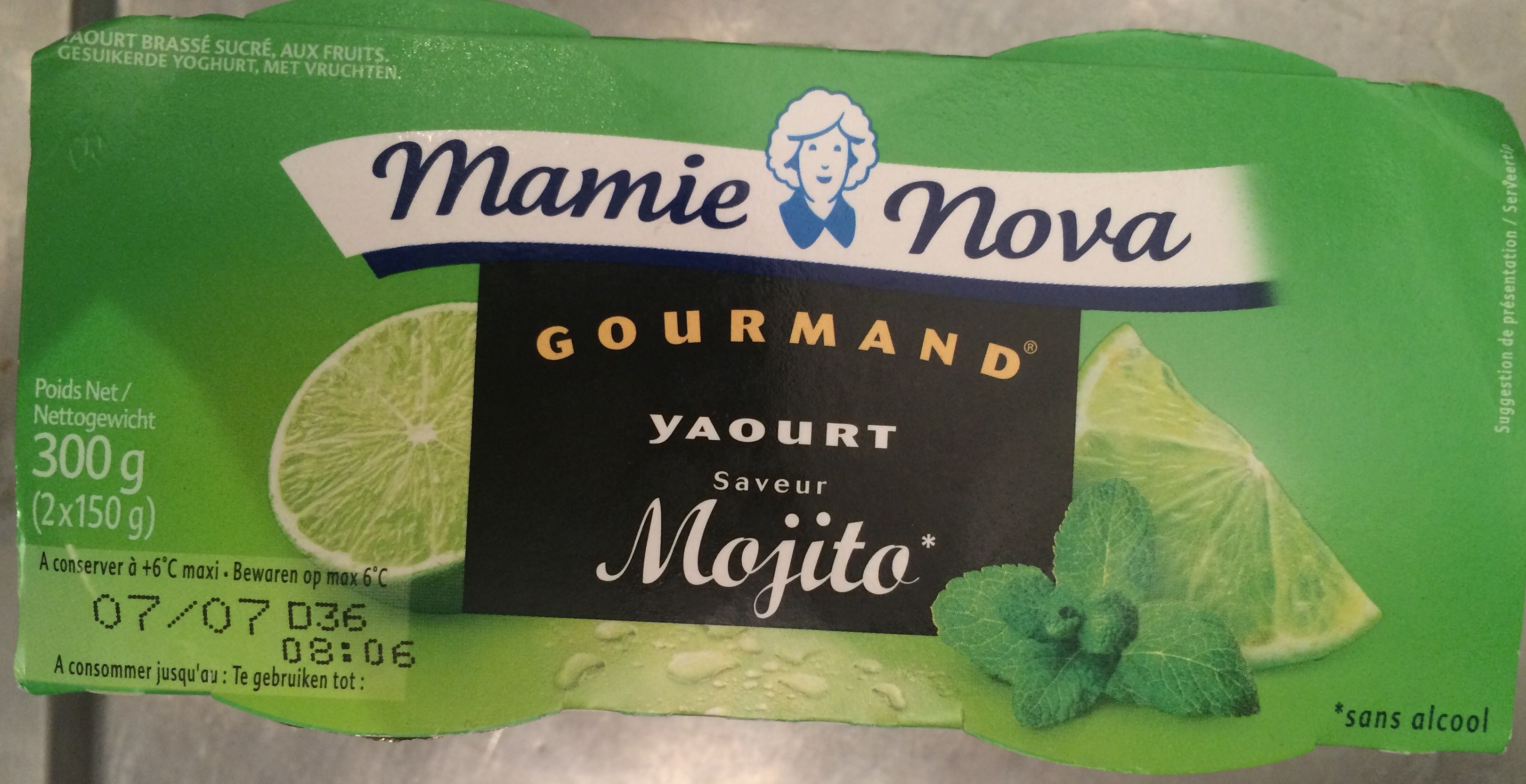 Yaourt saveur Mojito - Produit