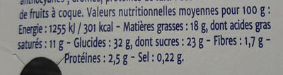 Cheese cake cassis - Nutrition facts - fr