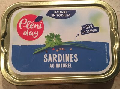 Sardines au naturel - Produit