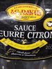 Sauce beurre citron - Product