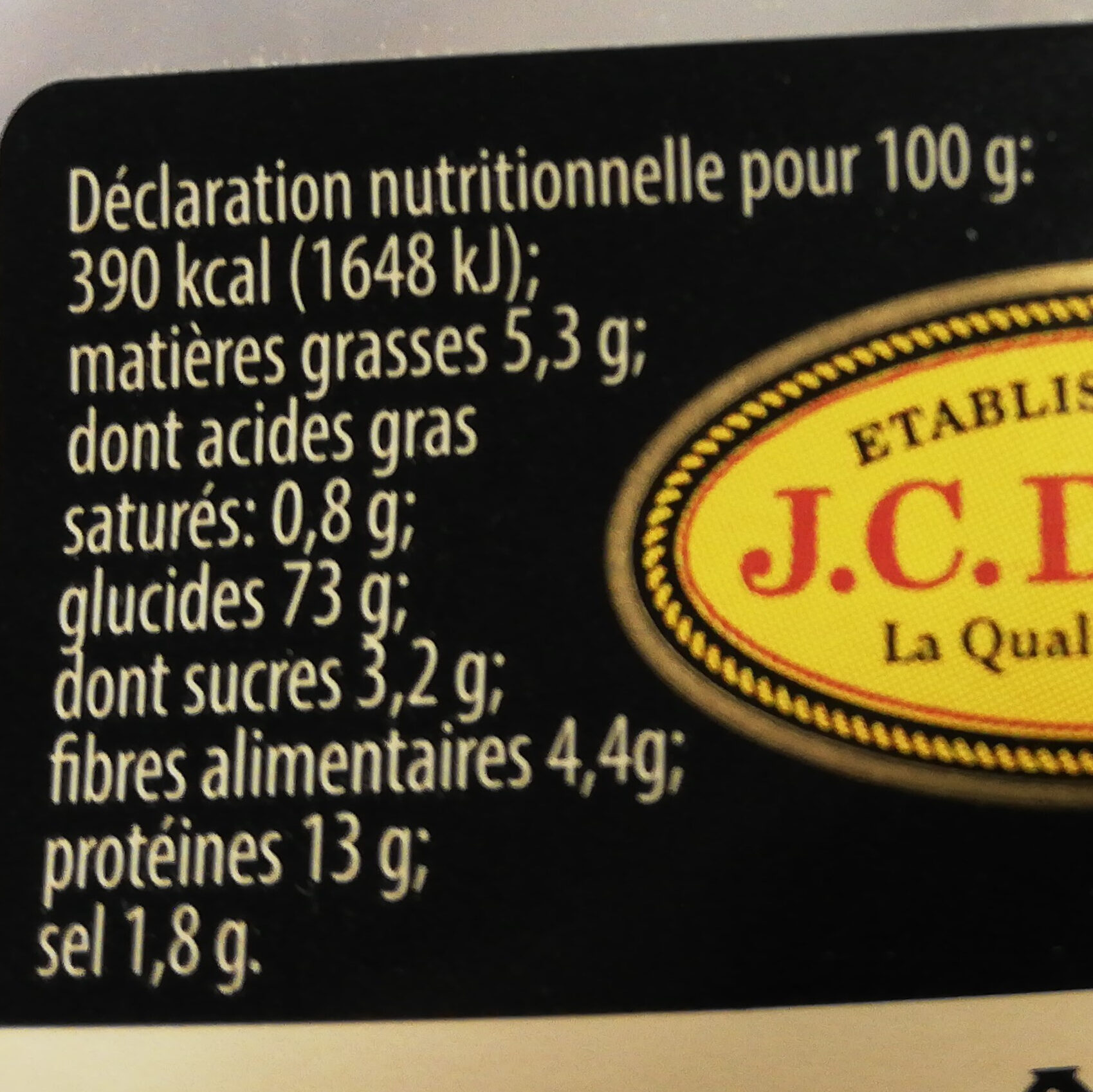 Croûtons Nature - Nutrition facts - fr