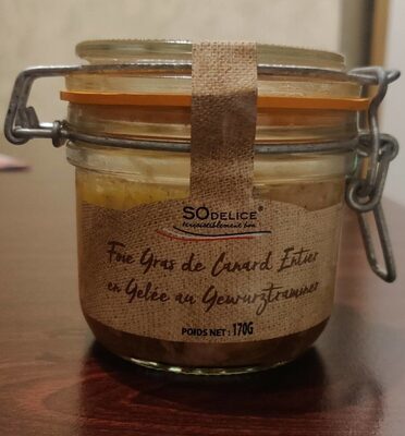 Foie gras de canard entier en gelée au gewurztraminer - Produit