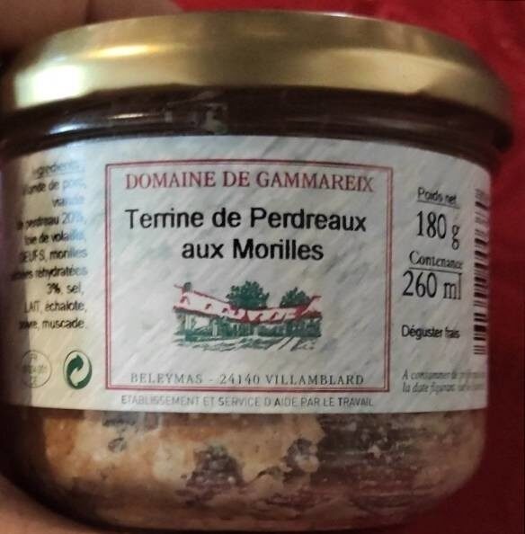 Terrine de Perdreaux aux Morilles - Producte - en