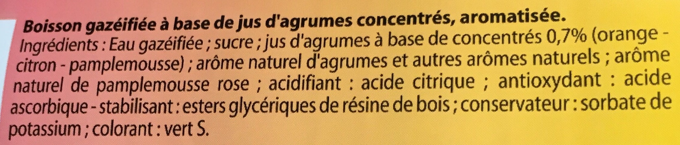 Agrumes - Zutaten - fr