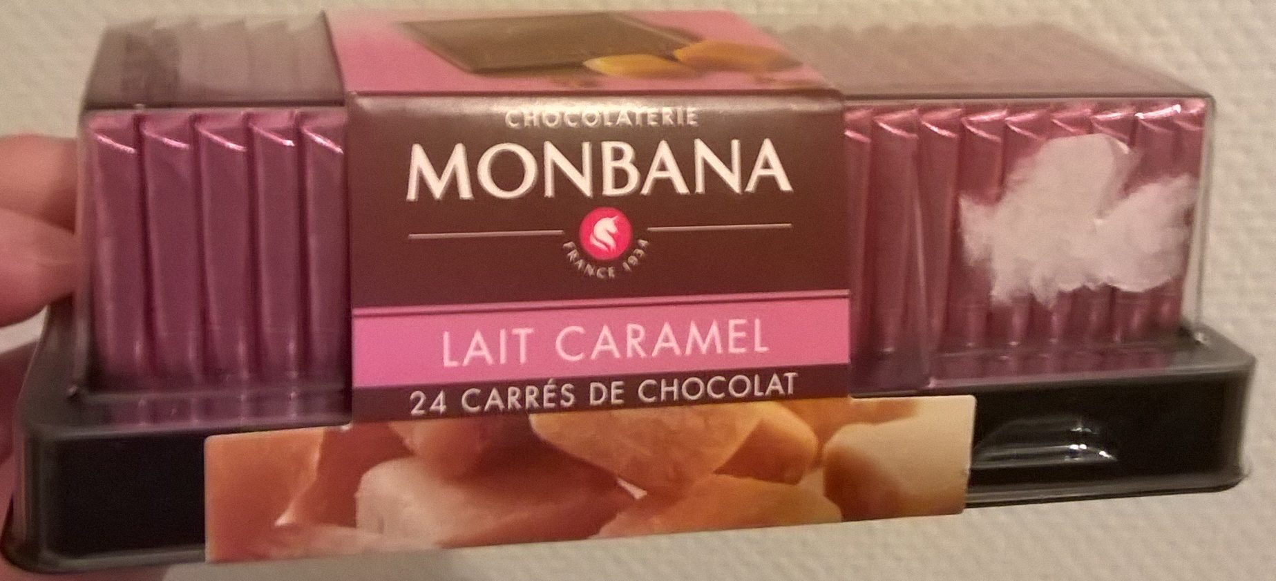 Lait Caramel 24 carrés de chocolat - Product - fr
