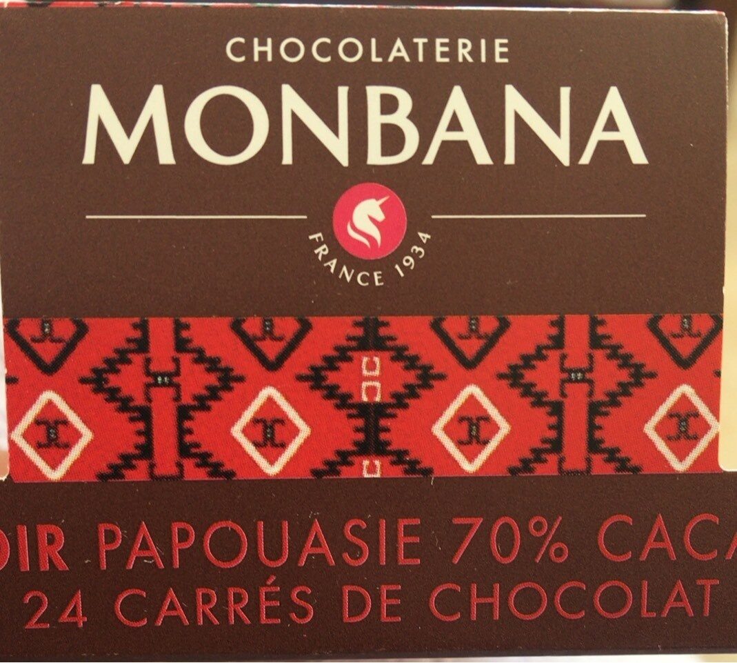 Noir papouasie 70% cacao - Product - fr