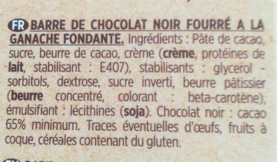 La Monbanette Noir - Ingredients - fr