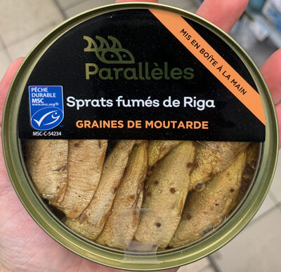Sprats fumés de Riga graines de moutarde - Produkt - fr