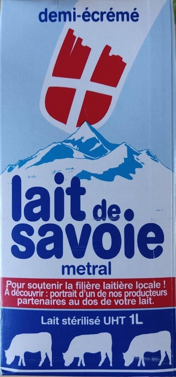 Lait de Savoie demi écrémé - نتاج - fr