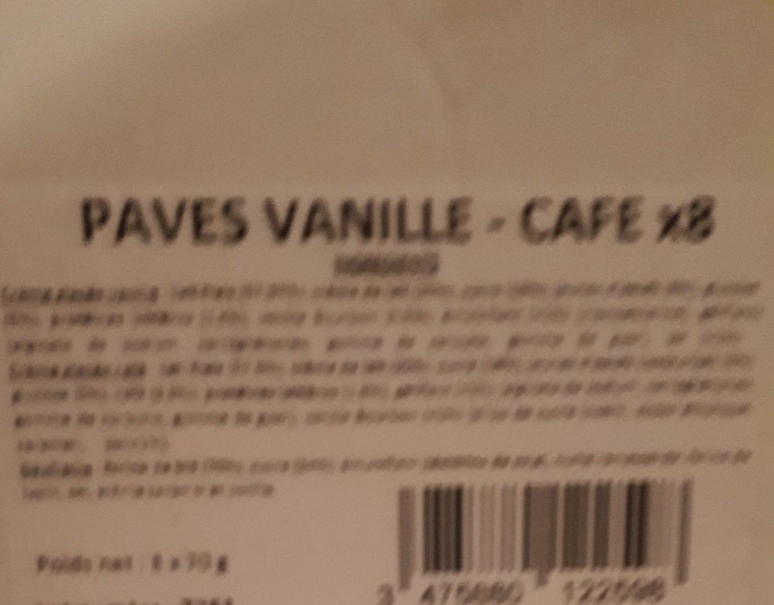 PAVE VANILLE CAFE - Product - fr