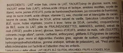 Buchettes Harmonieuses - Ingredients - fr