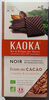 Chocolat Noir Aux Eclats de Fèves de Cacao Caramélisés Bio - Producto