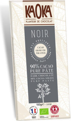 Chocolat Noir 90% Bio - Product - fr