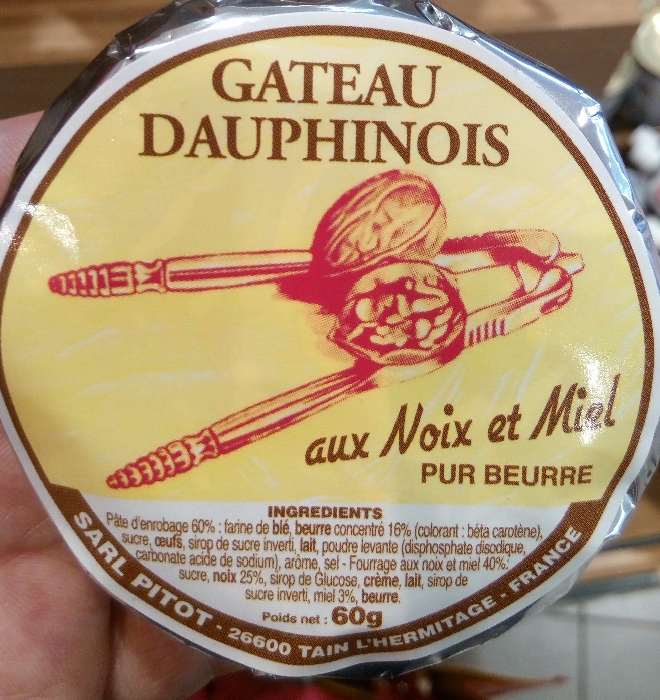 Gâteau dauphinois aux Noix et Miel - Product - fr