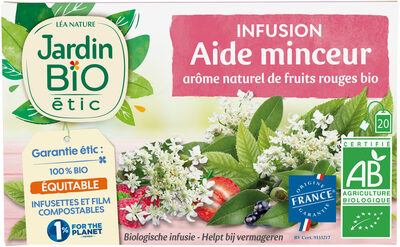 Infusion Aide minceur saveur fruits rouges Jardin Bio - Product - fr