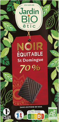 Chocolat Noir dégustation Jardin Bio - Product - fr
