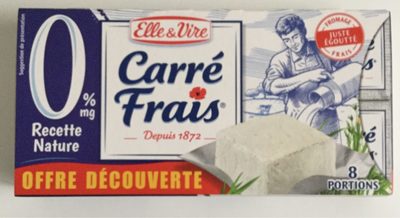 Carré Frais 0% recette nature - Product - fr