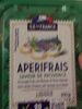 Aperifrais - saveur de Provence - Produit