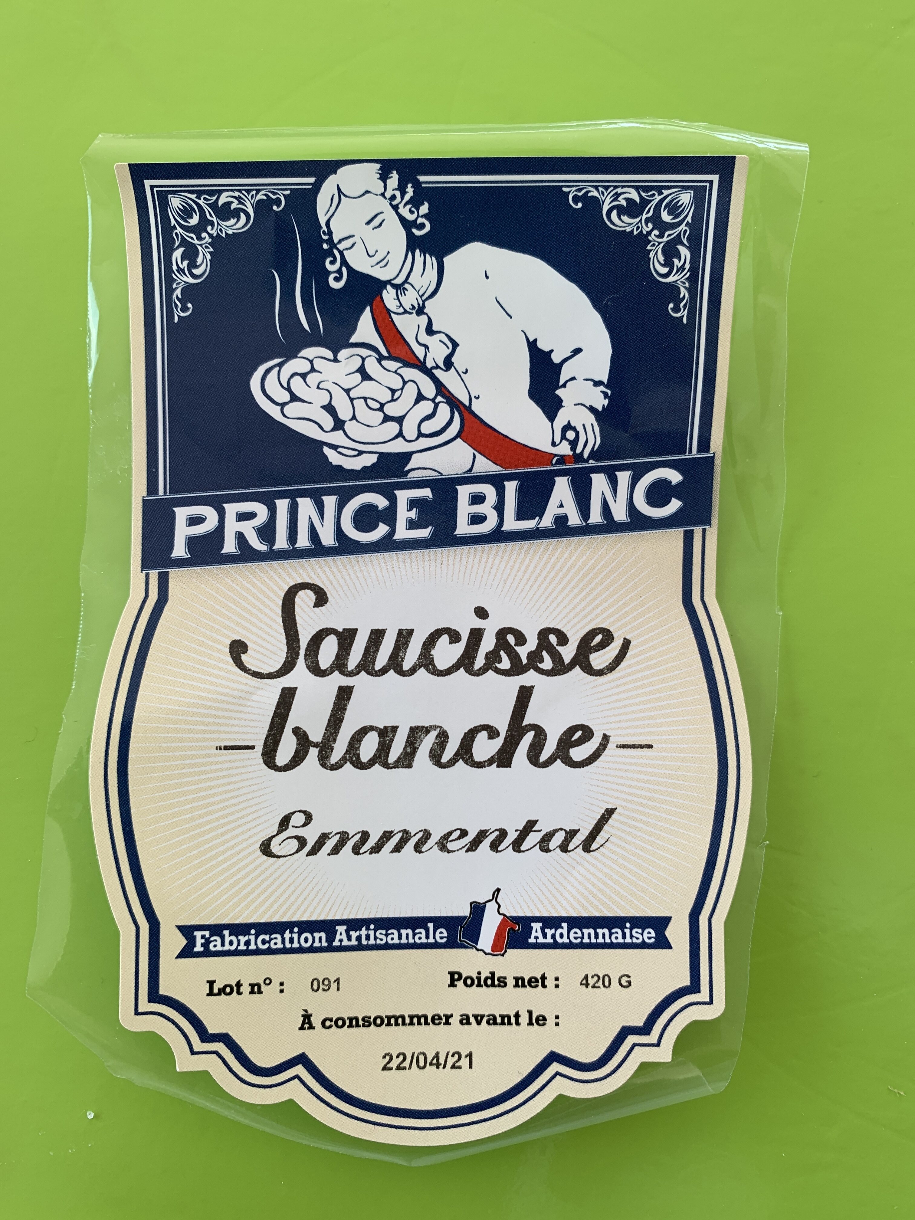 Saucisse blanche Emmental - Product - fr