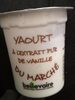 Yaourt à l'extrait pur de Vanille - Product