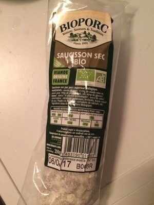 Saucisson Sec Bio - Product - fr