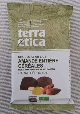 Chocolat au lait amande entière céréales - Product - fr
