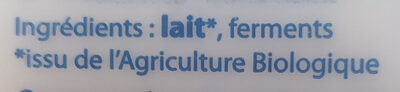 Yaourt Fermier - Ingredienser - fr