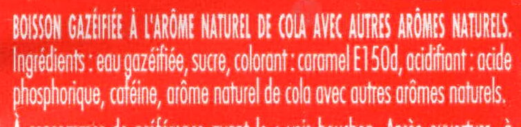 Breizh Cola - Ingredienser - fr
